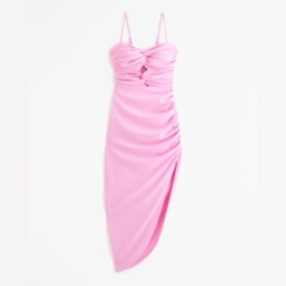 Abercrombie & Fitch Pink Asymmetrical Dress